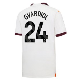 Fotbalové dres Manchester City Gvardiol 24 Venkovní 2023-24 Krátký Rukáv
